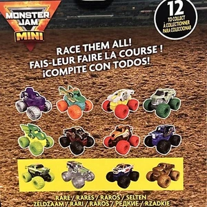 Neu 2024 Monster Jam Mini Trucks Serie 15 - Komplettsatz 12 Einzeltüten - Bild 1 von 4