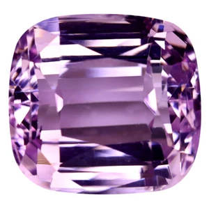 15.81 ct SUPERIOR CUSHION CUT (14 X 13 MM) AFGHANISTAN PINK KUNZITE GEMSTONE - Picture 1 of 2