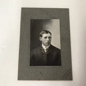 Vintage Photograph Langen Studio Young Man - Picture 1 of 3