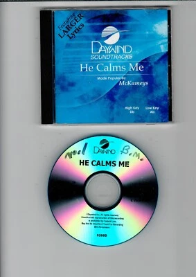 Bandas sonoras Daywind, He Calms Me, High Key Db Low Key Ab Church CD de acompañamiento Foto 1 de 2