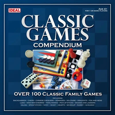 Classic Games Compendium by IDEAL - Over 100 Timeless Family Games & Fun Activit - Image 1 of 4