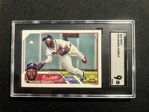 2023 Topps Series 1 Michael Harris II Rookie #226 SGC 9 RC Braves ROY