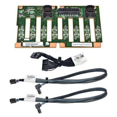 IBM FlashSystem V9000 SATA 8-Port Drive Backplane 01EJ374 R0998-G0003-02 + Cavo - Immagine 1 di 4