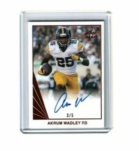 Leaf Ultimate Draft Akrum Wadley 2018 automático (3/5) #BA-AW1 - Imagen 1 de 1