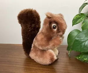 Juguete de peluche vintage años 70 R DAKIN ardilla animal de peluche marrón cola esponjosa 1974 - Imagen 1 de 17