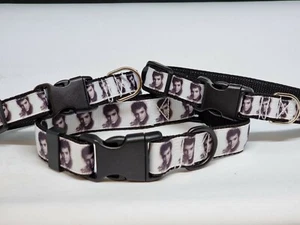 Dog Collar and matching lead set 10" - 14" neck size. 'The King' - Picture 1 of 5