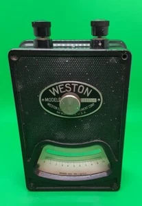 WESTON MODEL 440 MICROAMPERES D.C. VINTAGE TEST METER. - Picture 1 of 6