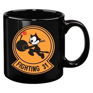 Tomcatters VF-31 Fighting 31 Large 20 oz Black Mug - Picture 1 of 2