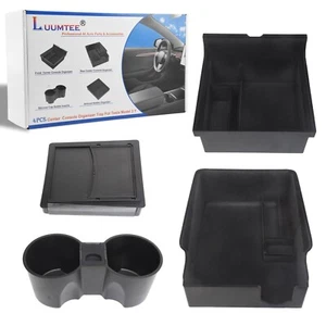 Center Console Organizer Tray Fit for Latest 2024 2023 2022 2021 Tesla Model ... - Picture 1 of 8
