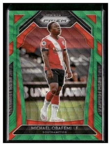 2020 Panini Prizm EPL #90 Miclhael Obafemi Green Wave - Picture 1 of 2