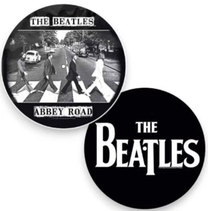 Juego de 2 tapetes deslizantes con logotipo "T" de The Beatles Abbey Road y Drop "T" (TOTALMENTE NUEVOS) - Imagen 1 de 7