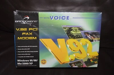 Broadxent v.92 Fax Modem Value with voice 56k Microsoft Windows XP Sealed - Image 1 of 4
