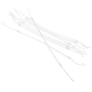8 Pcs Keychain Spring Rope -lost Plastic Stylus Lanyard Cord - Zdjęcie 1 z 12