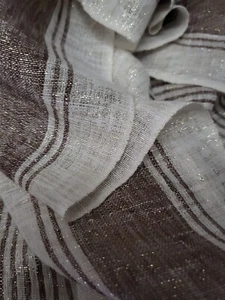 1295$ Brunello Cucinelli Women Linen Scarf/Shawl/Wrap.Sz: 28x88"/ 71x220 cm - Picture 1 of 14