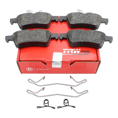 Juego de pastillas de freno traseras bajas metálicas TRW Pro para Ford Mazda Volvo Chevy Saab Jaguar Foto 1 de 4
