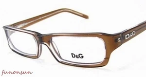 Dolce & Gabbana Women's Eyeglasses D&G1144 758 Brown Plastic Rectangle Frame 50m - Imagen 1 de 9