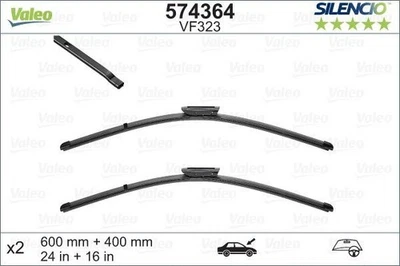 Renault Fluence Wiper Blade 09-22 (574364) OEM Valeo - Изображение 1 из 4