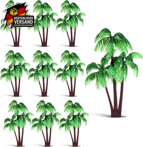 Miniatur Palme Kunststoff Grüne Modellbäume Coconut Palmen Gartendeko Diorama 10 - Bild 1 von 7