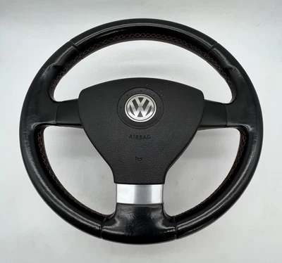 Lenkrad Goal Ausstattung mit roter Naht VW Polo IV (9N, 9A) 1Q0419091FWHU - Bild 1 von 4