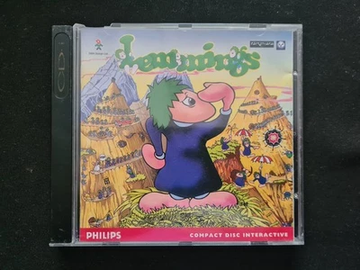 LEMMINGS Philips CD-I CDI Game COMPLETE Very Good Condition VERY RARE! - Image 1 of 4