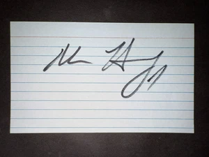 Adam Haseley, PHILLIES (2019 Debut) SIGNED 3x5 Index Card (HS) - Picture 1 of 1