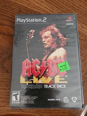 AC/DC Live RockBand Track Pack for Playstation 2 PS2 Brand New & Factory Sealed - Image 1 of 2