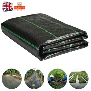 Extra Heavy Duty Weed Control Fabric Garden Ground Landscape Membrane 100gsm Mat - Picture 1 of 30
