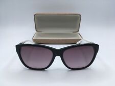 LACOSTE L658S Women's Black/White Frame Grey Lens Square Sunglasses 55MM