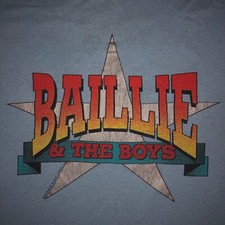 Vintage 1980s Baillie And The Boys Burnout Concert T Shirt LARGE Country Music
