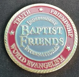 Baptist Friends Global Gospel Initiative Year 3 Challenge Coin - Picture 1 of 2