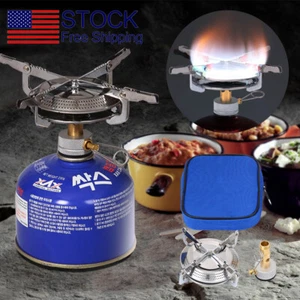 Outdoor Camping Hiking Stove Burner Portable Gas Stove Butane Propane Burner - Picture 1 of 8