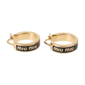 Pendientes MIUMIU Mujer Esmalte Metal 5IO103 2F6T F0002 Negro - Imagen 1 de 9