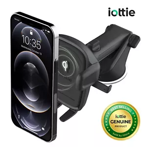 iOttie Easy One Touch Wireless 2 Qi Charging Dashboard Car Mount - Picture 1 of 7
