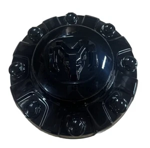 6UV29TRMAA Gloss Black Rear Wheel Center Hub Cap for 2019-2024 RAM 3500 - Picture 1 of 2