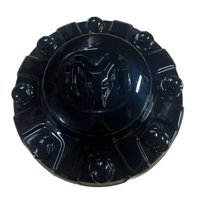 6UV29TRMAA Gloss Black Rear Wheel Center Hub Cap for 2019-2024 RAM 3500 - Image 1 of 2