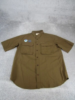 Camisa Redington Para Hombre Grande Marrón Manga Corta Informal Senderismo Pesca Foto 1 de 4