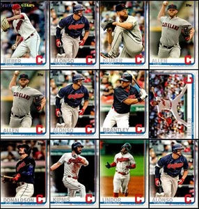 2019 Topps Cleveland Indians (113) Card Lot - HOT ITEM – EXPECTED TO SELL OUT! - Picture 1 of 19
