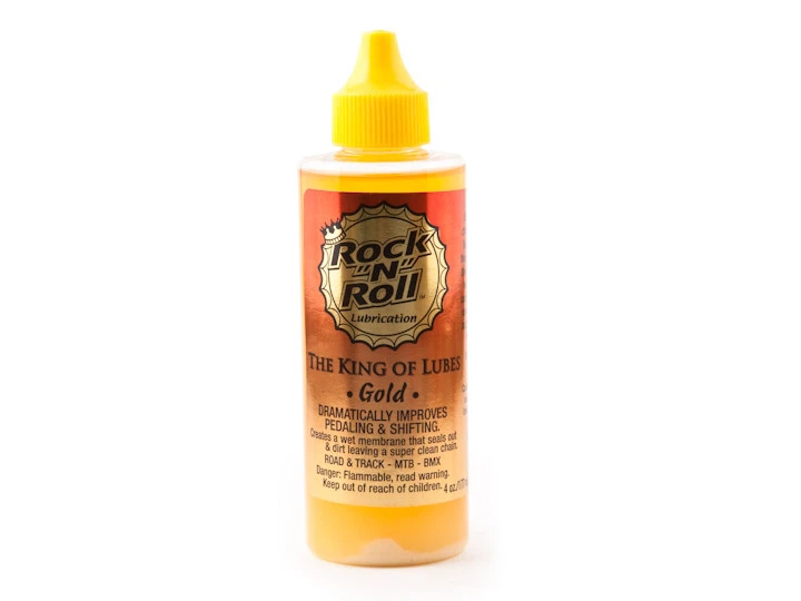 Rock N Roll Gold Bicycle Lubricant - 4oz Lube Bottle - Single and Multi-Pack - Image 1 of 1