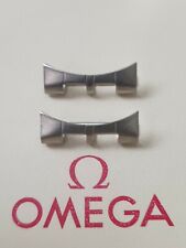 NOS Omega Stainless Steel 579 Bracelet End Links x 2 - Part No. 026ST579 - RARE!