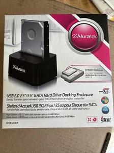 eSATA USB 2.0 2.5” / 3.5” SATA Hard Drive Docking Enclosure - Picture 1 of 4