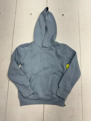 Sudadera con capucha de vellón gris/azul All In Motion para niñas talla mediana Foto 1 de 4