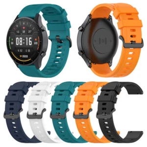 Bracelet Watch Band Silicone Color For Xiaomi Mi Watch Replacement Sports Strap - Picture 1 of 23