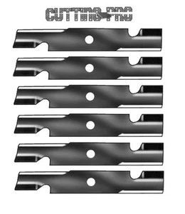 6 Pack Blades For 48" Exmark Metro Turf Tracer 15/16" Center Hole - Picture 1 of 1