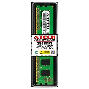 2GB DDR3 PC3-12800 DIMM (Hynix HMT425U6EFR6C-PB Equivalent) Desktop Memory RAM - Picture 1 of 2