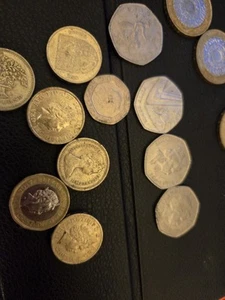 Britische Pfund, Großbritannien, Großbritannien, Pound Münzen. ALLE VERSCHIEDEN. Lot - Bild 1 von 12