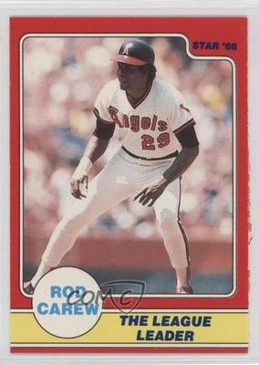 1986 Star Rod Carew Rod Carew #17 HOF - Image 1 of 2