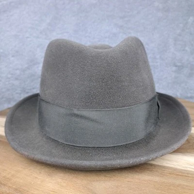 Gorra Goorin Bros Fedora Para Hombres XL Gris 100% Lana Heritage Logo Clásico  Foto 1 de 4