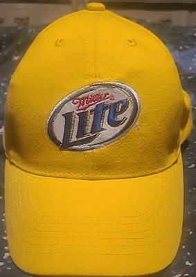 Бейсболка Miller Lite Beer бейсболка кепка желтая с вышитым логотипом бренд Acme - Изображение 1 из 4