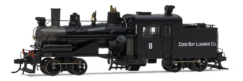 Camión Rivarossi escala HO HR2947 HO escala 2 Heisler Coos Bay Lumber Co. #8 Foto 1 de 1