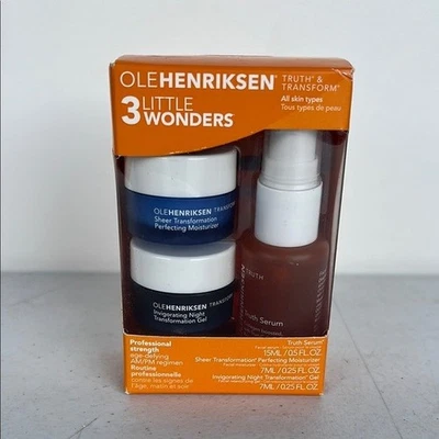 Ole Henriksen 3 Little Wonders набор для ухода за кожей сыворотка правды, увлажняющий крем, ночной гель - Изображение 1 из 4